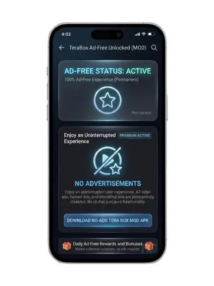 Ad Free Terabox pro apk Ad-Free Experience
