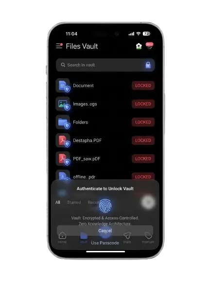 Encryption Vault Encryption & Vault